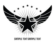 Luxury wings emblem Royalty Free Vector Image - VectorStock Luxury wings emblem vector image on VectorStock