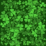St patricks day background design of clover Vector Image St patricks day background design of clover vector image on VectorStock