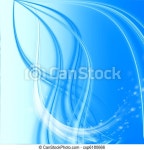 Abstract blue wave. | CanStock