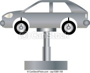 Auto repair shop vector illustration. eps 10. | CanStock