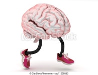 Brain sports doing exercises. | CanStock