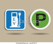 Car charging station. | CanStock