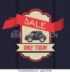Cars on sale design, vector illustration eps10 graphic. | CanStock