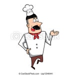 Cartoon chef. Cartoon chef vector illustration. | CanStock