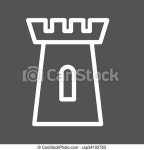 Castle, bouncy, jumping icon vector image. can also be used for games &amp; entertainment. suitable for mobile apps, web apps... 