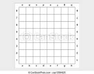 Chessboard. The white chessboard on the grey background. | CanStock