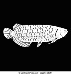 Fish silhouette. | CanStock