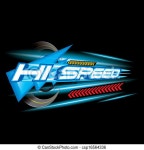 The abstract of hi speed concept vector. | CanStock
