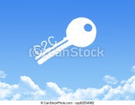 Key to c2c cloud shape. | CanStock