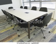Office meeting room and conference table. | CanStock