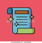 Paper file vector icon. | CanStock