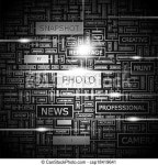 Photo. word cloud concept illustration. wordcloud collage. | CanStock