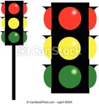 Stoplight vector illustration. | CanStock