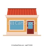 Store shop building vector illustration graphic design. | CanStock