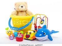 Toy isolated on white background. | CanStock