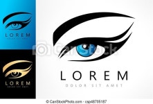 Woman eye logo. | CanStock