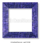 Wood frame isolated on white background. | CanStock