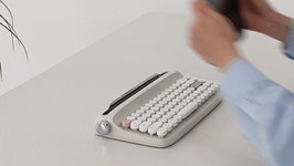 [누적 4.5억] 완벽한 성능의 충전식 레트로 키보드! 마우스도 준다고? by 주식회사 엑토