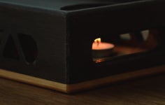 [6in1 감성 트레이] 도마 기능부터 무드등까지 되는 원목 감성 트레이 by 앞산목공방