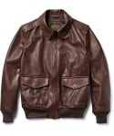 schott（ショット）の「Schott A-2 Full-Grain Leather Bomber Jacket（ライダースジャケット）」 - WEAR