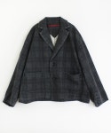 RNA（アールエヌエー）の「J1954 デニムチェックBIGテーラードジャケット（ジャケット/アウター）」 - WEAR