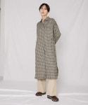 EKAL（エカル）の「アクティブチェックシャツワンピース（）」 - WEAR