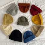 WizWid 남녀공용 울 니트 숏비니 겨울모자 방한모자 커플모자