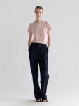 LE | stitch point short-sleeved T (pink) stitch point short-sleeved T (pink)