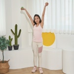 WizWid (YP70122)백 크로스 포인트 탱크탑_체리블로썸