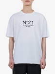 WizWid [N21] 남성 베이직 워싱 반팔티 화이트 N2127MRTS025WH