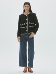 WizWid Aube Pin-tuck Denim Pants_Blue