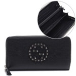 WizWid Gucci Soho Studded Leather Zip Around Wallet 308004 A88MN 1000