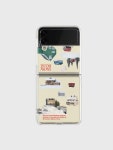 WizWid snow house 디자인 [제트플립 클리어하드 폰케이스]
