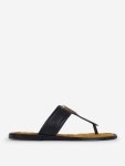 WizWid Metallic Logo Leather Sandals