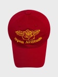 WizWid ROSE FLOWER BALL CAP-RED (로즈 플라워 볼캡-레드)