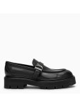 WizWid 디스퀘어드2 Dsquared2 Black loafer with logo pendant LOW001501500001