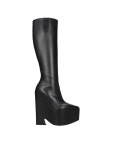 베르사체 Boots Leather Black 307463