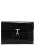 톰 포드 Logo Document Holder Clutch Black H0547LCL374G1N001