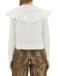 GANNI | 가니 RUFFLE SHIRT F8508_151 가니 RUFFLE SHIRT F8508_151