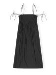 GANNI | [해외배송] 24SS 가니 미디 원피스 F9130 099 [해외배송] 24SS 가니 미디 원피스 F9130 099