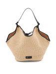 KHAITE | 카이트 SS24 Khaite medium lotus raffia bag H2005 713 W713 카이트 SS24 Khaite medium lotus raffia bag H2005 713 W713