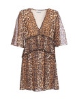 GANNI | 가니 SS24 GANNI Dresses Beige F8693859 가니 SS24 GANNI Dresses Beige F8693859