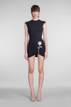 24SS 데이비드 코마 미디 원피스 401007 SS24DK17DA Black [해외배송] 24SS 데이비드 코마 미디 원피스 401007 SS24DK17DA Black