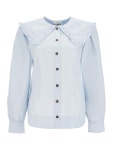 GANNI | 가니 FW24 poplin shirt with oversized collar F8638 가니 FW24 poplin shirt with oversized collar F8638