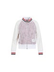 SS24 Thom Browne Shawl Collar Bomber Jacket FJT329A.J0144 톰 브라운 SS24 Thom Browne Shawl Collar Bomber Jacket FJT329A.J0144
