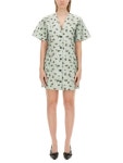 GANNI | [해외배송] 24FW 가니 미디 원피스 F9418 073 GREEN [해외배송] 24FW 가니 미디 원피스 F9418 073 GREEN