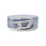 [해외배송] 24FW 디젤 레귤러 벨트 P6256 X09611 H1022 BLUE SILVER [해외배송] 24FW 디젤 레귤러 벨트 P6256 X09611 H1022 BLUE SILVER