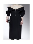 DEL CORE | [해외배송] 24FW 델 코어 숏 원피스 D00590 2T0485 BLACK [해외배송] 24FW 델 코어 숏 원피스 D00590 2T0485 BLACK