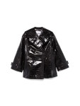 GANNI | 가니 FW24 Coat Ganni F9463 099 One Color 가니 FW24 Coat Ganni F9463  099 One Color