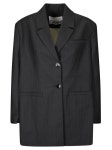 GANNI | [해외배송] 24FW 가니 자켓 F9697 252 Black [해외배송] 24FW 가니 자켓 F9697 252 Black